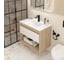 Тумба подвесная для ванной Teymi 80 см Vitra корпус дуб без фасада T60405 ЦБ-00272669 10