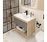 Тумба подвесная для ванной Teymi 80 см Vitra корпус дуб без фасада T60405 ЦБ-00272669 11