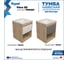 Тумба подвесная для ванной Teymi 50 см Vitra корпус дуб без фасада T60401 ЦБ-00284751 1