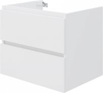 Тумба подвесная для ванной Teymi 60 см Laina корпус белый фасад матовый белый T60802 ЦБ-00284762
