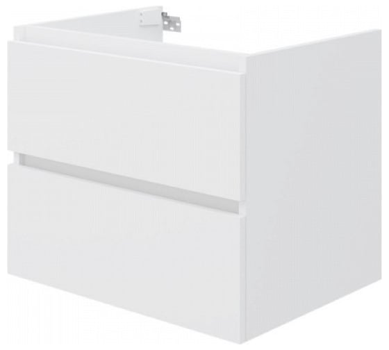 Тумба подвесная для ванной Teymi 60 см Laina корпус белый фасад матовый белый T60802 ЦБ-00284762 1