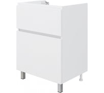 Тумба напольная для ванной Teymi 60 см Laina корпус белый фасад матовый белый T60817 ЦБ-00285277