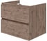 Тумба подвесная для ванной Teymi 60 см Laina дуб темный T60812 ЦБ-00285167 1