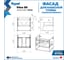 Фасад для тумбы в ванную Teymi 50 см Vitra цвет графит T60407 ЦБ-00284754 4