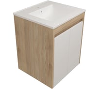 Фасад для тумбы в ванную Teymi 50 см Netta цвет белый T60606 ЦБ-00284932