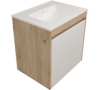 Фасад для тумбы в ванную Teymi 60 см Netta цвет белый T60608 ЦБ-00284934