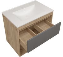 Фасад для тумбы в ванную Teymi 70 см Vitra цвет графит T60411 ЦБ-00272673