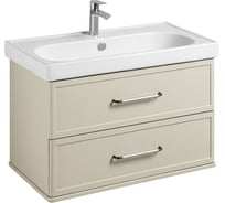 Тумба под раковину AQUATON Нео-Классика 65 2 ящика, белый камень 1A290101NCTG0