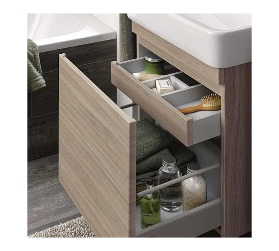 Шкафчик под раковину Geberit Renova Nr. 1 Plan 926х586х438 мм, натуральный дуб 869103000 00000060751