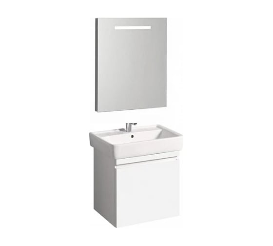 Шкафчик под раковину Geberit Renova Nr. 1 Plan 576х586х438 мм, белый глянец 869650000 00000056702