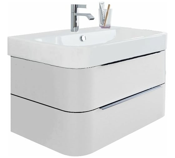 Подвесная тумба Duravit Happy D.2 белый глянцевый 00000030596 H2636402222