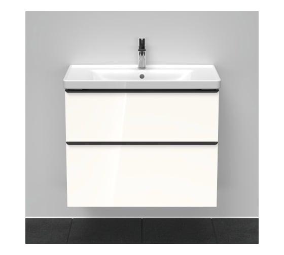 Подвесная тумба Duravit D-Neo 784х452 мм, выдвижное отделение, White High Gloss Decor 00000090449 DE435502222
