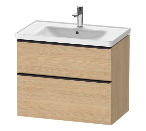 Подвесная тумба Duravit D-Neo 784х452 мм, выдвижное отделение, Natural Oak 00000090451 DE435503030