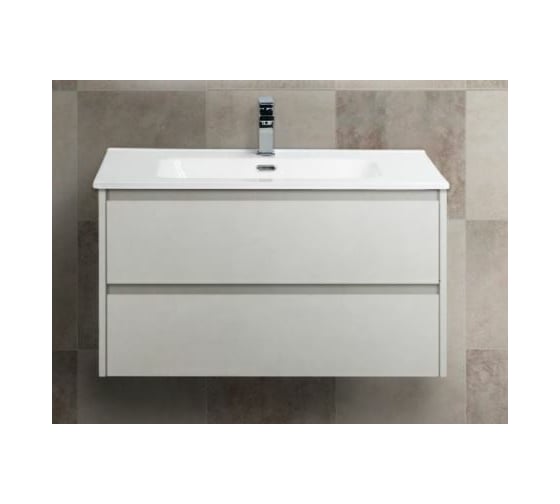 Подвесная база под раковину BelBagno KRAFT-900-2C-SO-BO Bianco Opaco 1