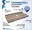 Столешница под раковину Teymi Helmi 100, керамогранитная, дуб кашмир T150410 ЦБ-00270806 4
