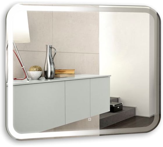 Зеркало MIXLINE Стив Нео-S 800x600, сенсорный выключатель, светодиодная бегущая подсветка 557429 1