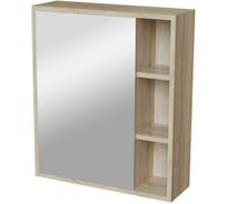 Зеркальный шкаф MIXLINE МИЛТОН-60 Дуб сонома, ЛДСП 557615