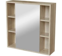 Зеркальный шкаф MIXLINE МИЛТОН-70 Дуб сонома, ЛДСП 557616