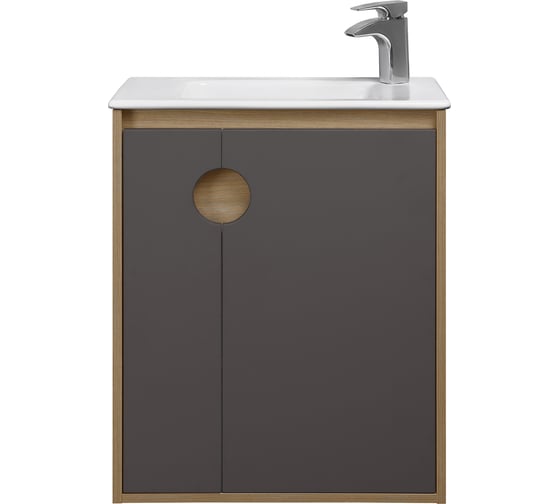 Тумба под раковину AQUATON Анси 60, шоколад 1A246101APR30 1