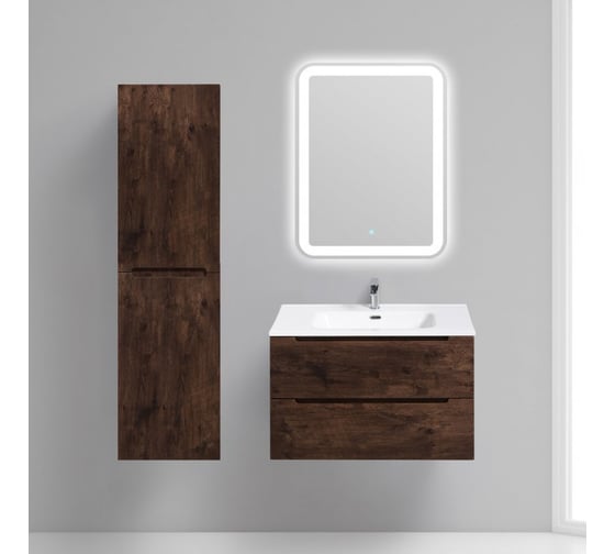 Подвесной шкаф BelBagno Rovere Moro ETNA-1500-2A-SC-RW-P-L
