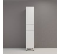 Пенал напольный Style Line Манхэттен 36, ЭМАЛЬ 1 ящ., 2 створки, PLUS белый матовый, ЛС-00002384