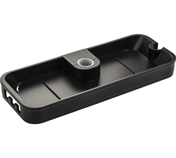 Полка для душевых стоек и стоек тропический душ BRIMIX глубокая, пластик АБС, черного цвета 3355 1