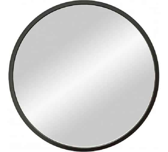 Зеркало CONTINENT Мун, черное, D 350, в МДФ раме Б178 1