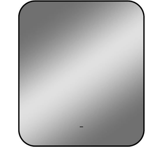 Зеркало CONTINENT Torry Led 550х900, фоновая подсветка, черная окантовка, теплая подсветка ЗЛП4009 1