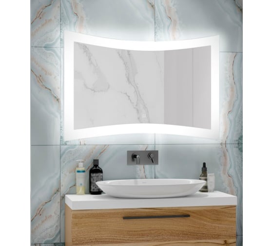 Зеркало CONTINENT Silence LED 1000x680 ЗЛП457 1