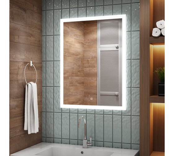 Зеркало CONTINENT Sevilla LED 700х900 ЗЛП2239 1