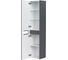 Пенал EQUIL Mirage 36, подвесной, левый, графит софт ppMIRAGE36.L-07 2