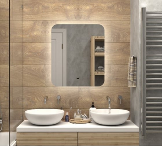 Зеркало CONTINENT Burzhe Led 600х800 бесконтактный сенсор ЗЛП4793 1