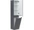 Пенал EQUIL Mirage 36, подвесной, с корзиной, правый, графит софт ppMIRAGE36.R.KZ-07 2