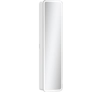 Пенал EQUIL зеркальный Soldi LED 40, подвесной, белый софт ppSOLDI40