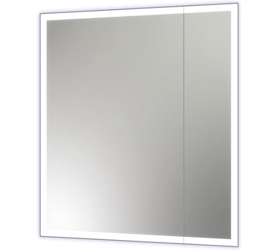 Зеркало-шкаф CONTINENT Reflex LED 700х800 с датчиком движения МВК026 1