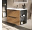 Тумба EQUIL Forest 90, подвесная, орех/графит (под раковину 78857(90)L) tpFOREST90.2Y-31 3
