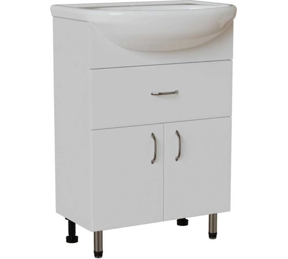 Тумба для ванной MIXLINE МИСТРАЛЬ-60 под раковину Уют-60 ROSA ПВХ разбор 556883 1