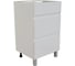 Тумба для ванной MIXLINE БРИКС-50 2 ящ. под раковину Breeze 50 меб. Sanita Luxe ПВХразбор 557489 1