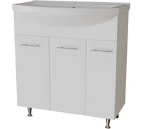 Тумба для ванной MIXLINE ВЕГА-75 под рак.Best-75 Sanita Lux ПВХ разбор 556877