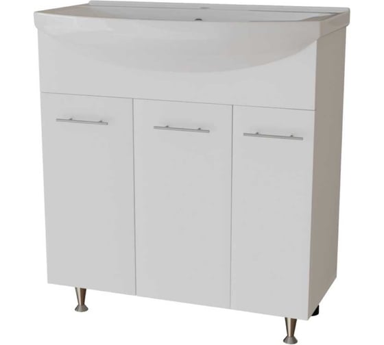 Тумба для ванной MIXLINE ВЕГА-75 под рак.Best-75 Sanita Lux ПВХ разбор 556877 1