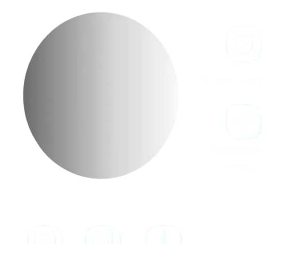 Зеркало настенное Bauform EDGE EVOFORM D65 см SP 9958 1