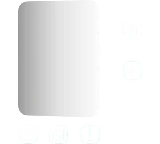 Зеркало настенное Bauform EDGE EVOFORM 60х80 см SP 9872 1