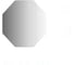 Зеркало настенное Bauform EDGE EVOFORM 50х50 см SP 9926 1