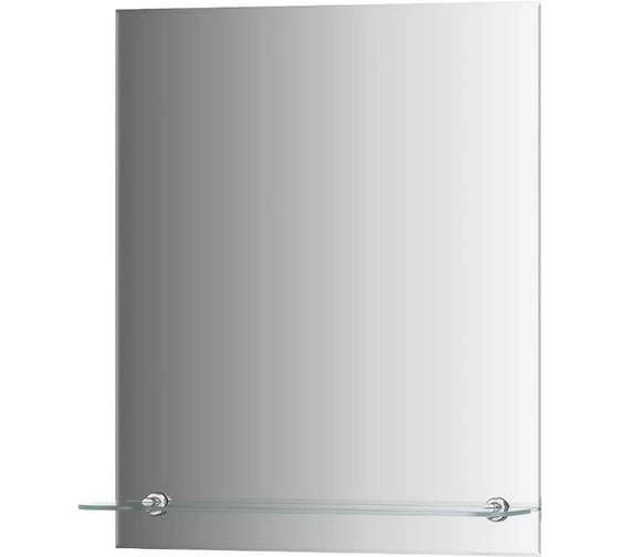 Зеркало настенное с фацетом и полочкой Bauform SHELF FACET EVOFORM 50х60 см, SP 9497 1