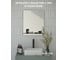 Зеркало настенное с фацетом и полочкой Bauform SHELF FACET EVOFORM 50х60 см, SP 9497 2