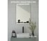 Зеркало настенное с фацетом и полочкой Bauform SHELF FACET EVOFORM 50х70 см, SP 9496 2