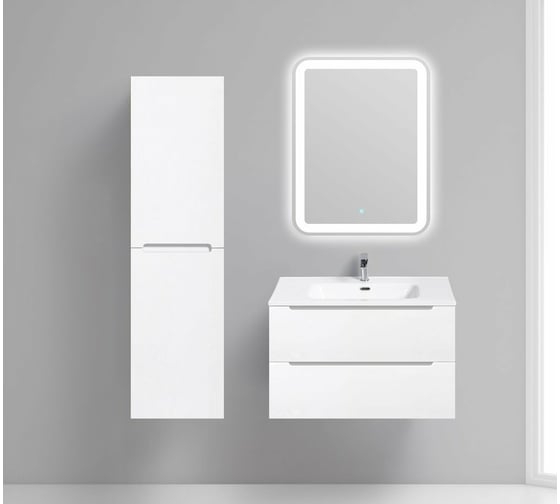 Подвесной шкаф BelBagno Bianco Lucido ETNA-1500-2A-SC-BL-P-L