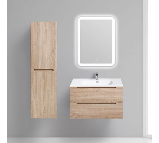 Подвесной шкаф BelBagno Rovere Bianco ETNA-1500-2A-SC-WO-P-L