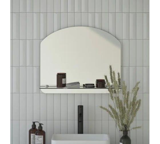 Зеркало настенное Bauform с полочкой SHELF EDGE EVOFORM 60х50 см SP 9483 1