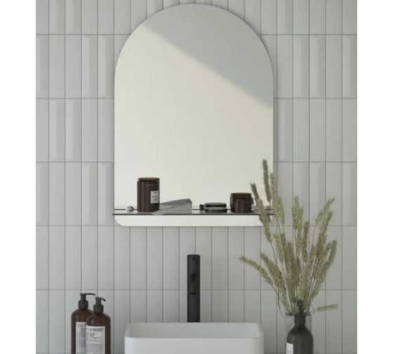 Зеркало настенное Bauform с полочкой SHELF EDGE EVOFORM 50х70 см SP 9490 1